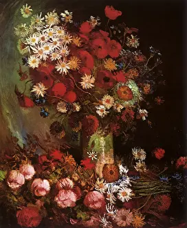 Strewn: Vase with Bright Bouquet, by Van Gogh