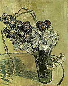 Carnations: Vase with Carnations and Gillyflowers, by Van Gogh