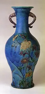 1560s: Vase decorated with Figures of Chrysanthemums