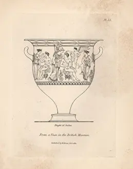 Altars: Vase decorated with mythical figures from the British Museum
