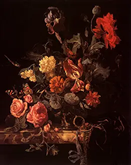 Carnations: A Vase of Flowers