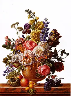 Ledge: A Vase of Flowers