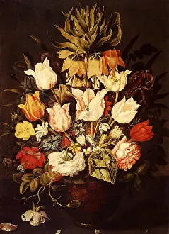 Cyclamen: A Vase of Flowers
