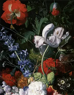 1720: Vase of Flowers in a Niche