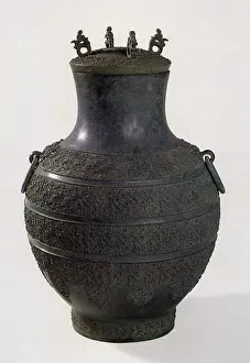 Volute: Vase with Hook and Volute Motifs