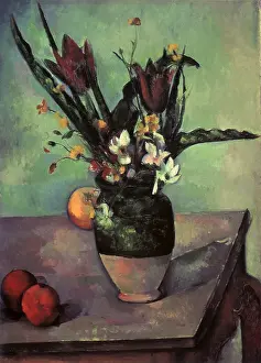 Tulips: Vase of Tulips, by Paul Cezanne
