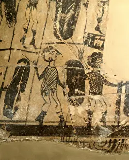 Oliva: Vase of the Warriors. 4th-2nd c. BC. Detail
