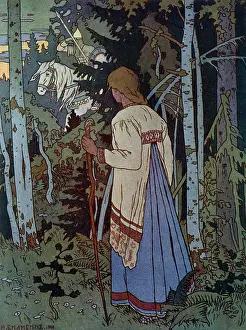 Yaga: Vasilissa on her way to the Baba-Yaga