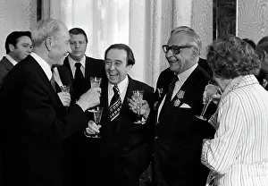 Awarding: Vasily Kuznetsov and Armand Hammer, 1978