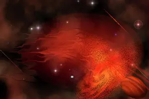 Twisted: A vast nebula in the expanse of the universe