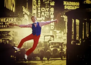 Clicking: Vaudeville Era Tap Dancing Man Jumping up and Clicking