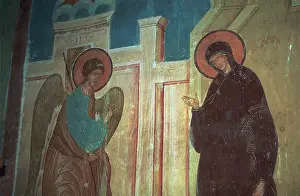 1490: Vault murals at Cathedral of Nativity of Virgin