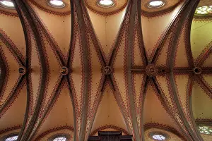 Majorcan: Vaulted ceiling, Perpignan Cathedral, Pyrenees-Orientales
