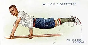 Horizontally: VAULTING BAR 1914