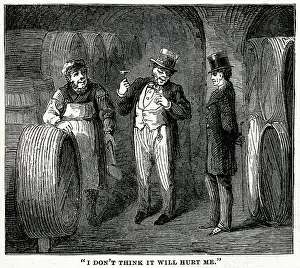 Warehouses: Vaults under London docks 1870