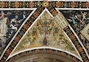 Pinturicchio: Vaults, Piccolomini Library, Siena Cathedral