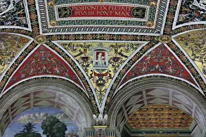 Pinturicchio: Vaults, Piccolomini Library, Siena Cathedral