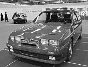Displayed: VAZ-2108 automobile, 1990