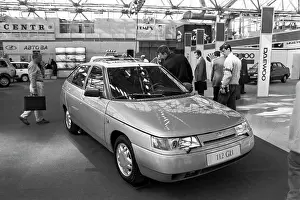 Displayed: VAZ 2112 automobile, 1995