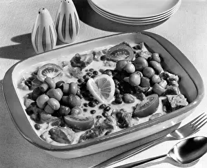 Garnished: VEAL FRICASSEE