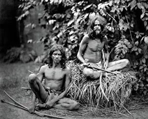 Loincloth: Veddahs (wild men) of Ceylon (Sri Lanka)