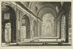 Vaticano: Veduta interna della Basilica di S. Pietro in Vaticano