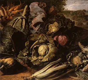Curled: Vegetable Still Life