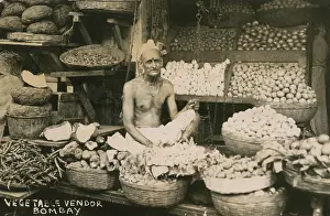 Mounds: Vegetable Vendor - Bombay, India