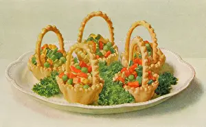Prettily: VEGETABLES IN BASKETS