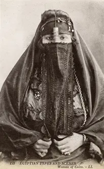 Amulet: Veiled Egytian Woman - Cairo