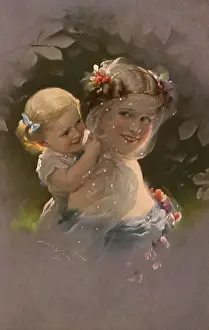 Dangling: Veiled Lady and Child