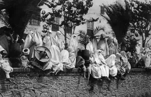 Habits: Veiled women in Morocco, 1926