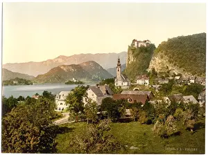 Veldes: Veldes, general view, Carniola, Austro-Hungary