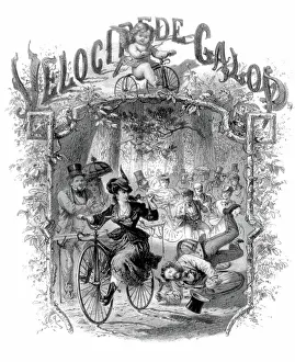 Velocipede: Velocipede Road Rage, 1869