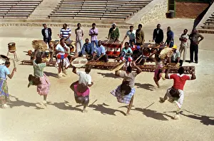 Mbande: Venancio Mbande and group at Wildebeesfontein mine