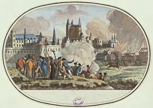 Nantes: The Vendeans Attacking Nantes. Paris