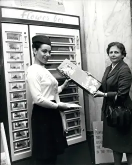 Purchases: Vending machine for flowers in Post Office, London