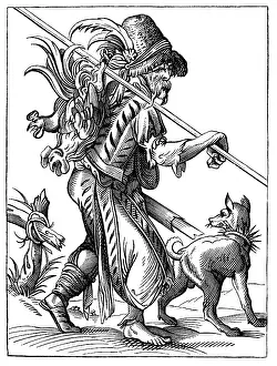 Headpiece: Vendor of chickens