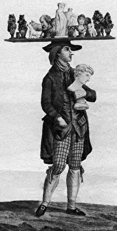 Headpiece: Vendor of plaster figures