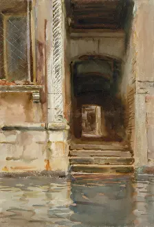 Representational: VENETIAN PASSAGEWAY, by John Singer Sargent, 1905
