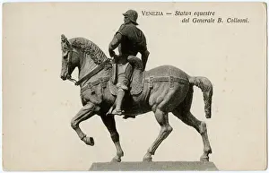 Colleoni: Venice, Italy - Equestrian Statue of General B. Colleoni