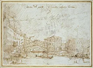 Canaletto: Venice, the Rialto Bridge