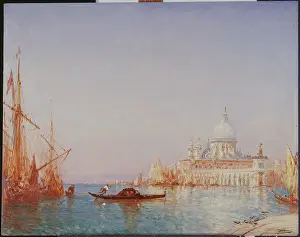 Sunrises: Venice, the Salute, morning effect