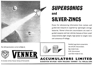 Accumulators: Venner Accumulators - Silver-Zinc Accumulators