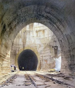 Ventilation: Ventilation shaft on Kilsby Tunnel. Engineer Robert
