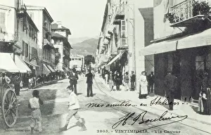 Imperia: Ventimiglia, Italy - Via Cavour