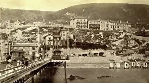 Ventnor: Ventnor, Isle of Wight, viewed from the Pier