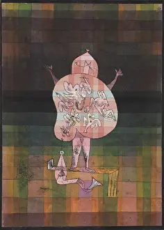 Parasites: VENTRILOQUIST AND CRIER IN THE MOOR, by Paul Klee