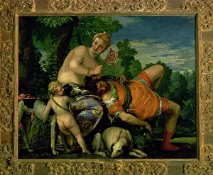 Cupid: Venus and Adonis by Paolo Veronese