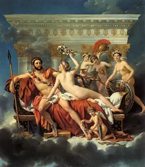 Reclines: Venus Disarming Mars, by Jacques-Louis David